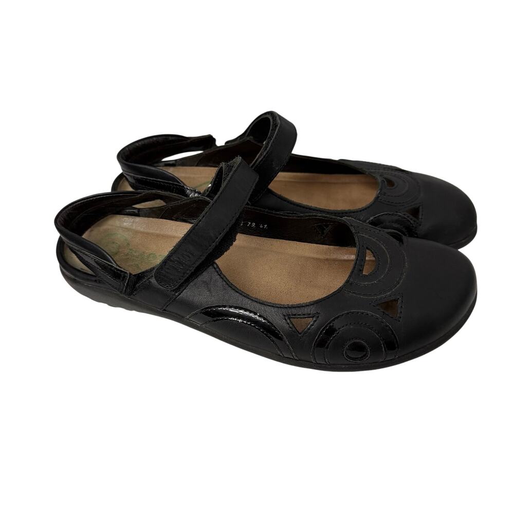 Naot Rongo Shoes Womens Size 10 Black Leather Mary Jane Comfort 41